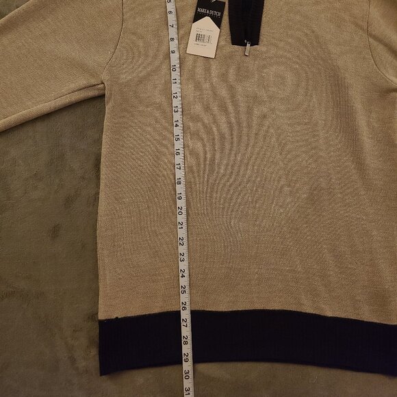 Marx & Dutch Collection Men's M Long-sleeved Brown Tan New - Picture 10 of 11